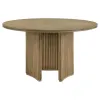 Coaster Fine Furniture 193610-S5 Adina - 5 Piece Round Dining Table Set - Barley / Distressed Light Brown