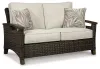 Ashley Furniture P750-835 Paradise Trail - Loveseat w/Cushion - Medium Brown