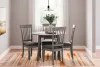 Ashley Furniture D194/15/01(4) Shullden - 5 Pc. - Drop Leaf Table, 4 Side Chairs - Gray