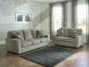 Ashley Furniture 26805/38/35 Cascilla - 2 Pc. - Sofa, Loveseat - Pewter