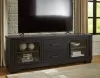 Ashley Furniture W841-168 Galliden - Extra Large TV Stand - Black