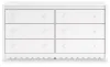 Ashley Furniture EB1810-231 Hallityn - Six Drawer Dresser - White