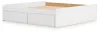 Ashley Furniture EB9630B23 Ashley Furniture EB9630B23 Onita - King Platform Bed With 1 Side Storage - White