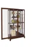 Pulaski Furniture 20661 PFC Curios - Sliding Door 5 Shelf Curio Cabinet - Chocolate Cherry