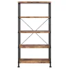 CoasterEveryday 801542 Analiese - 4-Shelf Bookshelf - Rustic Nutmeg