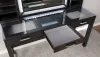 Furniture of America FOA-DK5685DG-PK Stephanie - Vanity Set - Obsidian Gray
