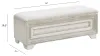 Pulaski Furniture P269132S Camila - Storage Bed Bench - Creamy White
