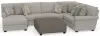 Jackson Furniture Industries 3345/75/30/72/28-26 Jackson Furniture Industries 3345/75/30/72/28-26 Livingston - 3 Piece Sectional With Comfort Coil Seating, 9 Included Accent Pillows And 1 Included 45