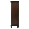 Coaster Fine Furniture 223637 Andover - 6-Drawer Tempered Glass Door Chest - Dark Oak