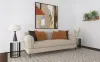 Coaster Fine Furniture 509411 Jade - Chenille Upholstered Sculpted Track Arm Sofa - Latte