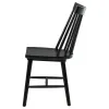 Coaster Fine Furniture 108546BLK Middleton - Solid Wood Dining Side Chair Black (Set of 2) - Black