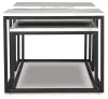 Ashley Furniture T182-13 Donnesta - Occasional Table Set (Set of 3) - Gray / Black