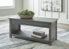 Ashley Furniture T175/9/2(2) Freedan - 3 Pc. - Coffee Table, 2 End Tables - Grayish Brown