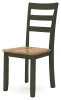 Ashley Furniture D401-01 Ashley Furniture D401-01 Gesthaven - Dining Room Side Chair (Set of 2) - Natural / Green