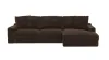 Jackson Furniture Industries 3045/63/76-09 Comfrey - 2 Piece Sofa / RSF Chaise - Chocolate