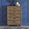 Liberty Furniture 384-BR-CPBDMC Liberty Furniture 384-BR-CPBDMC Ridgecrest - 4 Piece Bedroom Set (California King Panel Bed, Dresser & Mirror, Chest) - Cobblestone