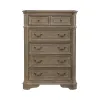 Liberty Furniture 244N-BR41 Liberty Furniture 244N-BR41 Magnolia Manor - 5 Drawer Chest - Weathered Bisque