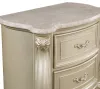 New Classic B992-040M Monique - Nightstand With Marble Top - Champagne