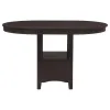 CoasterEveryday 102888 Lavon - Oval Extension Counter Dining Table - Espresso