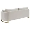CoasterElevations 508821-S2 Corliss - 2 Piece Upholstered Arched Arm Sofa Set - Beige