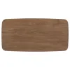 CoasterEssence 753524 Radley - 3 Piece Rectangular Coffee Table Set - Natural Walnut