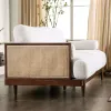 Furniture of America CM9982-SF Alesund - Sofa - Beige / Walnut