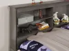 Furniture of America FOA7466GY-T-BED Tibalt - Twin Daybed With Trundle - Dark Gray