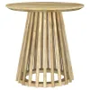 Coaster Fine Furniture 710608-S3 Touhy - 3 Piece Round Coffee And End Table Set - Natural Mango