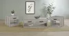 Coaster Fine Furniture 707728-S3 Felix - 3 Piece Coffee And End Table Set - Gray Driftwood