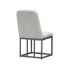 Intercon NV-CH-380C-MCA-RTA Navarro - Outdoor Dining Upholstered Side Chair - Mocha