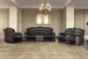 New Classic 20-U1816B-3NP New Classic 20-U1816B-3NP Willow - 3 Piece Sofa & Loveseat & Recliner - Brown