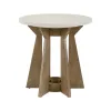 Liberty Furniture 465-OT1021 Berkley Square - Round End Table - Linen & Khaki