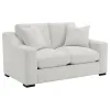 Coaster Fine Furniture 552092 Ashlyn - Fabric Upholstered Track Arm Loveseat - Sand