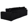 Coaster Fine Furniture 600537PB1 Jacana - LAF Power Sofa Chaise With 2 Piece Pillow, Box 1 of 2 - Black
