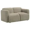 Coaster Fine Furniture 509814-S2 Dorset - 2 Piece Upholstered Round Track Arm Sofa Set - Brown