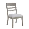 Riverside Furniture 79257 Bennett - Wood Side Chair (Set of 2) - Frosted Gray
