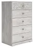 Ashley Furniture EB1811-245 Paxberry - Five Drawer Chest - Whitewash