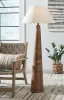 Ashley Furniture L329101 Danset - Wood Floor Lamp - Brown