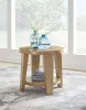 Ashley Furniture T674-6 Kristiland - Round End Table - Light Brown