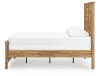 Ashley Furniture PCB1580B2 Maystonna - Queen Crossbuck Panel Bed - Brown