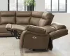 Ashley Furniture PC82305S7 Ashley Furniture PC82305S7 Max-Momentum - 7-Piece Power Reclining Sectional With 2 Audio Consoles - Biscotti