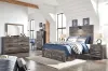 Ashley Furniture B211B47 Ashley Furniture B211B47 Drystan - Full Panel Bed With 2 Storage Drawers - Brown / Beige
