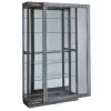 Pulaski Furniture P021793 Pulaski Accents - Sliding Door Curio Cabinet - Medium Wood