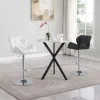 CoasterEssence 182861 Kenzo - Round Galvanized Steel Bistro Bar Table - Silver