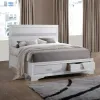 CoasterEveryday 205111KE Miranda - Wood Eastern King Storage Panel Bed - White