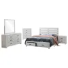 CoasterEveryday 207050Q-S5 Brantford - Queen 5 Piece Bedroom Set - Coastal White