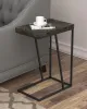 CoasterEveryday 931156 Carly - Expandable Engineered Wood C-Shaped Side Table - Gray