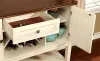 Furniture of America CM3326WC-T Dover - Dining Table With Leaf - Vintage White / Cherry