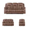 New Classic 22-2505B-3PM New Classic 22-2505B-3PM Morello - 3 Piece P1 Sofa & Loveseat & Recliner With Power Footrest - Brown