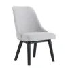 Intercon FR-CH-970C-PEW-RTA Foundry - Upholstered Chair - Brushed Pewter
